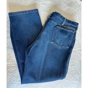 VTG 80s Wrangler Cowboy Cut USA Fades Blue Tagged 40x30 Denim Jeans